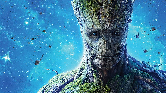 ภาพยนตร์เรื่อง Guardians of the Galaxy, Groot, วอลล์เปเปอร์ HD HD wallpaper