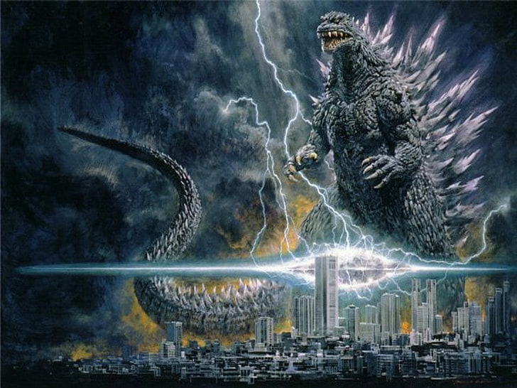 Godzilla خلفية رقمية ، Godzilla، خلفية HD