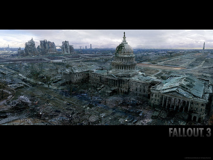 Fallout 3 sfondi, videogiochi, Fallout 3, Sfondo HD