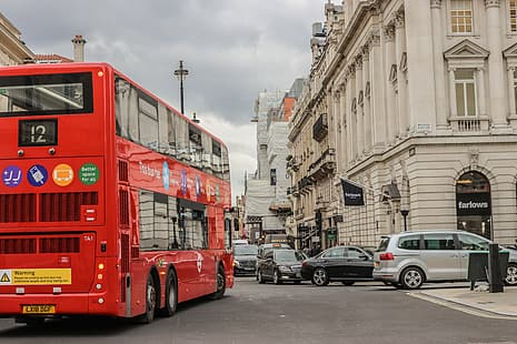 bussar, stad, London, brittiska, England, Storbritannien, HD tapet HD wallpaper