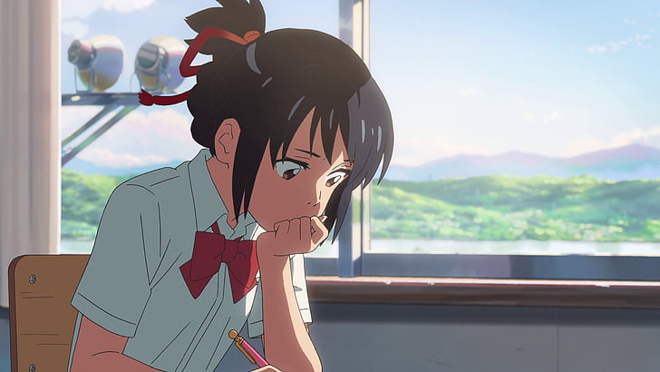 Anime, Dein Name., Kimi No Na Wa., Mitsuha Miyamizu, HD-Hintergrundbild