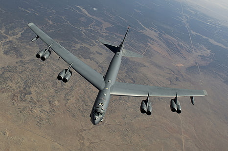 lot, Boeing, bombowiec, strategiczne, ciężkie, B-52, forteca STRATO, Tapety HD HD wallpaper