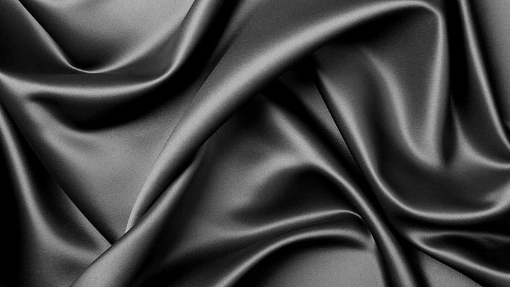 tekstur, hitam, satin, Wallpaper HD