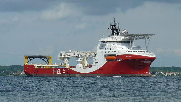 Превозни средства, морски кораб за поддръжка, кораб, Siem Helix 1, HD тапет