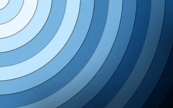 Einfacher Hintergrund, Blau, Wellenformen, digitale Kunst, Cyan, einfach, HD-Hintergrundbild