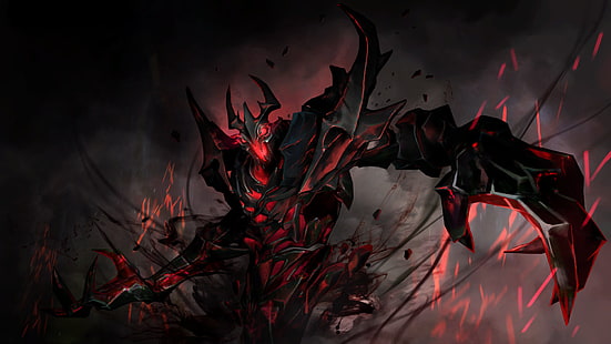 shadow fiend, Valve Corporation, Valve, bohater, Dota 2, Dota, Nevermore, Defense of the ancient, gry wideo, Tapety HD HD wallpaper