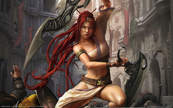 Heavenly Sword PS3 Game, karina illustration, game, sword, heavenly, games, HD wallpaper