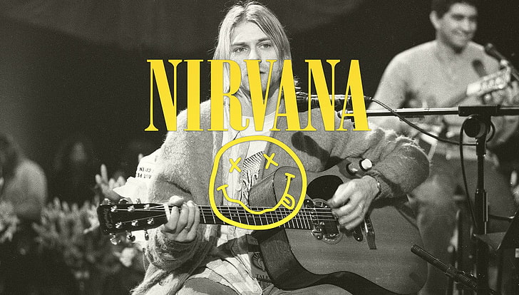 Nirvana-gruppen, Nirvana, grunge, rock, Kurt Cobain, Pat Smear, HD tapet