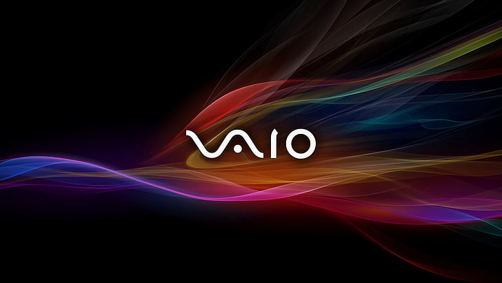 Sony VAIO Logo, weiß, schwarz, Sony, Kopfhörer, Vaio, Notebook, Xperia, Smartphone, Stift, HD-Hintergrundbild