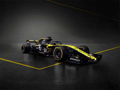 Renault R.S.18, F1 cars, 2018, 4K, Formula One, F1 2018, HD wallpaper HD wallpaper