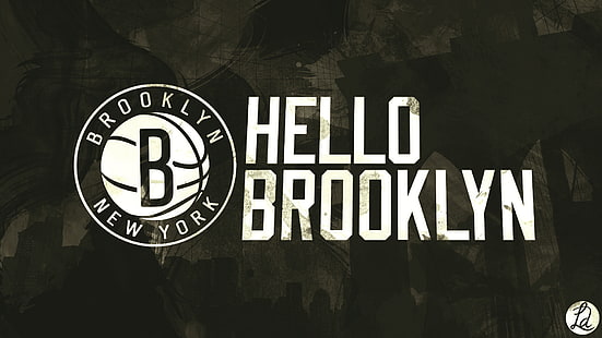 Basketball, Brooklyn Nets, Logo, NBA, Fond d'écran HD HD wallpaper