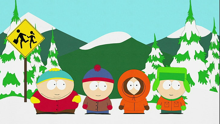 Иллюстрация персонажей Southpark, мультфильм, South Park, HD обои