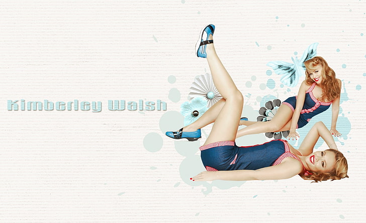 Kimberley Walsh Pin-Up Girl, Kilberly Walsh, Music, Others, HD wallpaper
