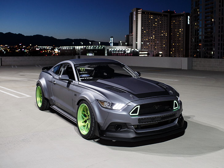 grauer Ford Mustang, Konzept, Mustang, Ford, das Konzept, RTR, 2014, Spec 5, HD-Hintergrundbild