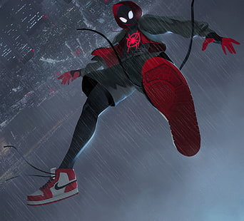 Film, Spider-Man: In den Spinnenvers, Miles Morales, HD-Hintergrundbild HD wallpaper