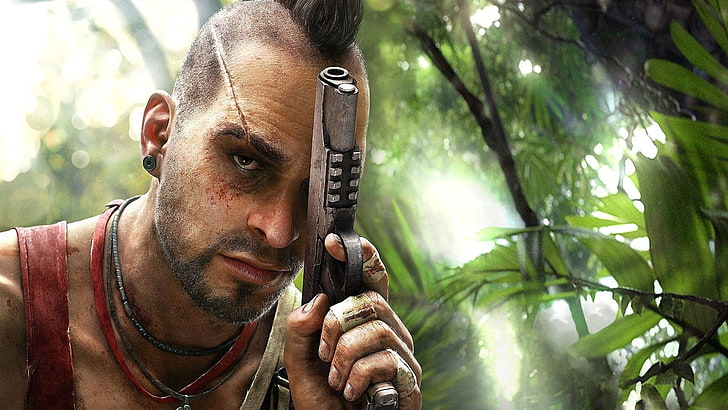 لعبة Far Cry 3 ، Vaas Montenegro ، ألعاب فيديو، خلفية HD