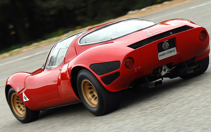 1967, Alfa, Klassiker, Prototipo, Romeo, Stradale, Supercar, Tipo, Tipo-33, HD-Hintergrundbild