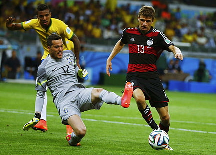 Thomas Mueller - ฟุตบอลโลก 2014, 1920x1380, thomas mueller, นักฟุตบอลชาวเยอรมัน, นักฟุตบอล, ฟุตบอลโลก 2014 FIFA, FIFA, FIFA World Cup, วอลล์เปเปอร์ HD HD wallpaper