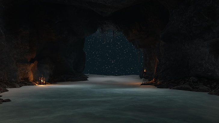 Средиземье Shadow of War, пещера, видеоигры, Middle-Earth: Shadow of War, HD обои