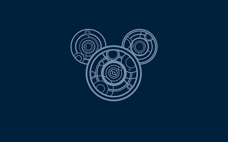 Mickey Mouse illustration, logo, HD wallpaper