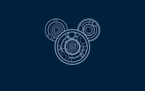 Ilustração de Mickey Mouse, logotipo, HD papel de parede HD wallpaper