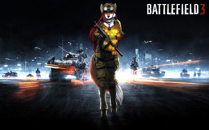 pelzigen, Battlefield 3, Waffe, Krieg, Videospiele, HD-Hintergrundbild