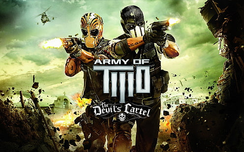 Exército de Dois: Cartel do Diabo, Exército, Dois, Diabo, Cartel, HD papel de parede HD wallpaper