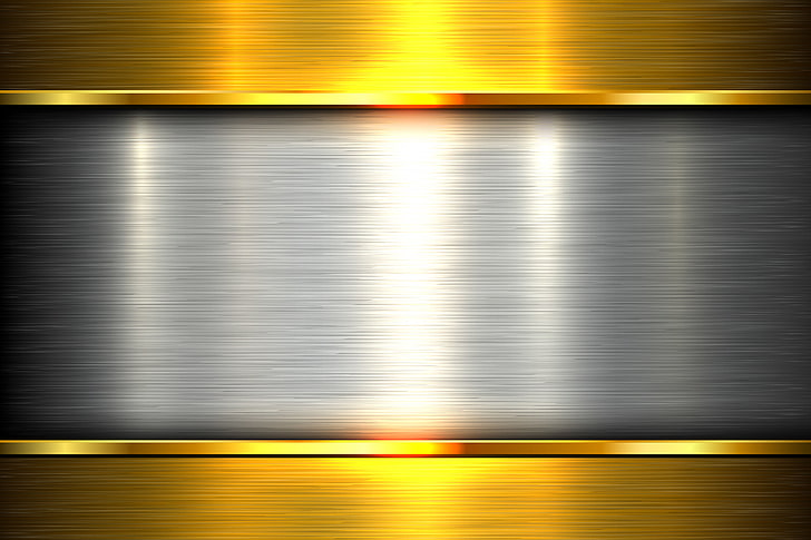Metall, Gold, Platte, Stahl, HD-Hintergrundbild