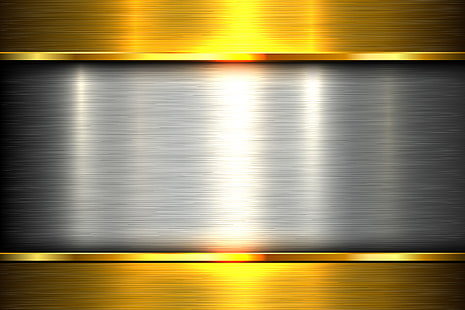 metal, złoto, blacha, stal, Tapety HD HD wallpaper