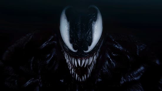 Poster game, manusia laba-laba keajaiban 2, Venom, pahlawan super, Miles Morales, Wallpaper HD HD wallpaper
