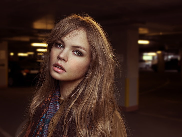 Anastasia Scheglova, women, model, face, portrait, HD wallpaper