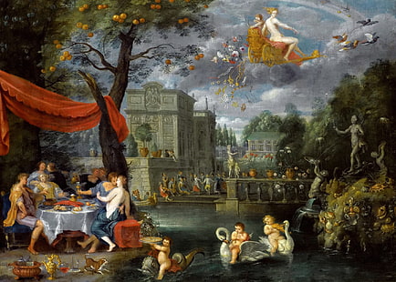 picture, Jan Brueghel the younger, Allegory Of Peace, HD wallpaper HD wallpaper
