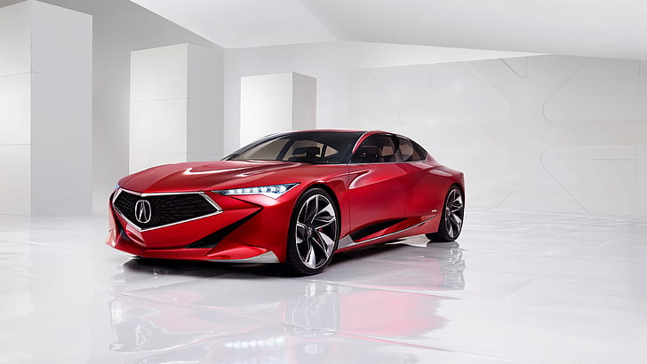 Acura Precision Concept red car, Acura, Precision, Concept, Red, Car, HD wallpaper