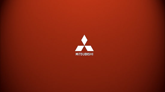 Mitsubishi Logo Red HD, auto, rosso, logo, mitsubishi, Sfondo HD HD wallpaper