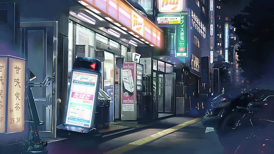 Makoto Shinkai, anime, 5 Sentimeter Per Detik, Wallpaper HD HD wallpaper