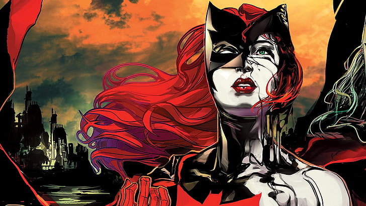 Batwoman, superheroines, DC Comics, HD wallpaper