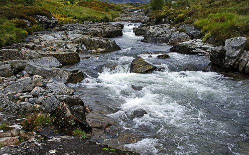 River Rocks Stones HD, natura, skały, kamienie, rzeka, Tapety HD HD wallpaper