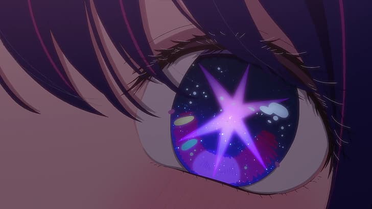 Oshi no Ko, mata bintang, Wallpaper HD