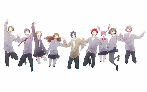 Anime, Hori-san a Miyamura-kun, Ayasaki Remi, Hori Kyoko, Ishikawa Toru, Iura Shu, Izumi Miyamura, Kouno Sakura, Sengoku Kakeru, Yanagi Akane, Yoshikawa Yuki, Sfondo HD HD wallpaper