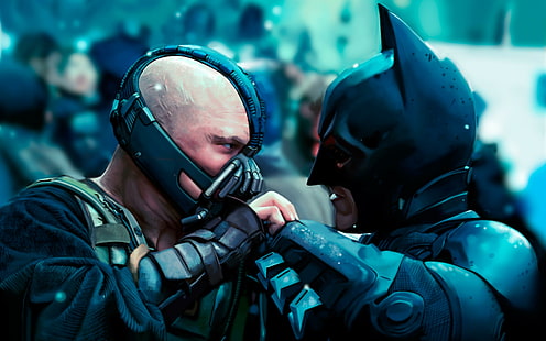 Bane Batman Dark Knight يرتفع ، مظلم ، فارس ، باتمان ، يرتفع ، لعنة ، أفلام، خلفية HD HD wallpaper
