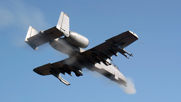 pesawat militer, pesawat terbang, langit, jet, Fairchild Republic A-10 Thunderbolt II, militer, pesawat, Wallpaper HD
