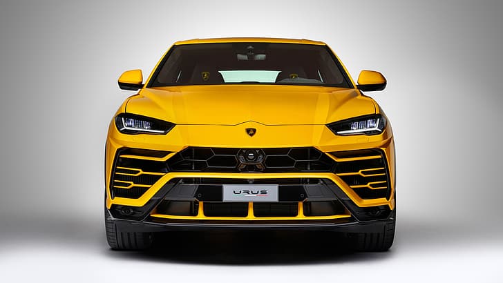 Urus, Lamborghini, Lamborghini Asterion, Lamborghini Aventador J, car, yellow, yellow cars, HD wallpaper