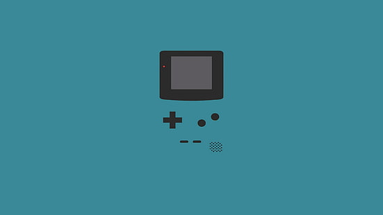 Papel de parede de Nintendo Game Boy Color azul, Nintendo, GameBoy, HD papel de parede HD wallpaper