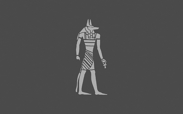 Icono egipcio, textura, personaje, Egipto, Fondo de pantalla HD