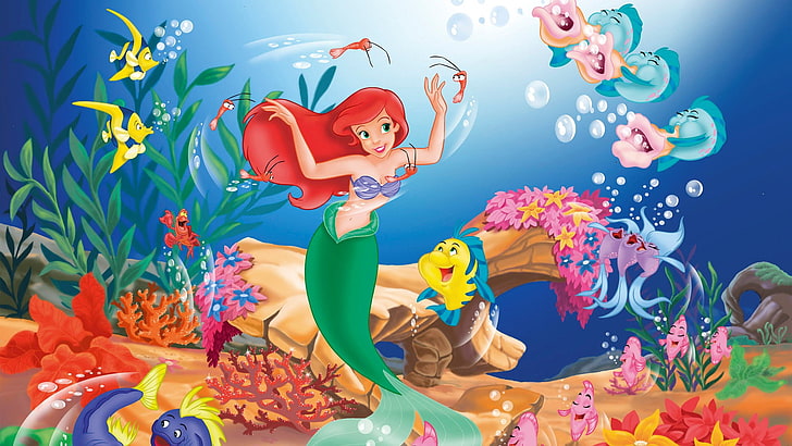 The Little Mermaid Movie Poster 4K Wallpaper iPhone HD Phone 3261j