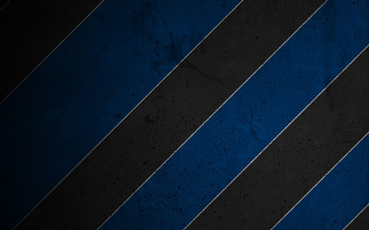Stripes, Blue, Black, White, HD wallpaper
