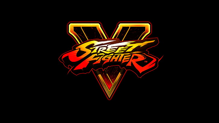 Logo Street Fighter, Street Fighter V, combats, logo, Fond d'écran HD