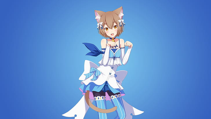 Argail Felix, Re: Zero Kara Hajimeru Isekai Seikatsu, garotos anime, orelhas de gato, cauda de gato, HD papel de parede