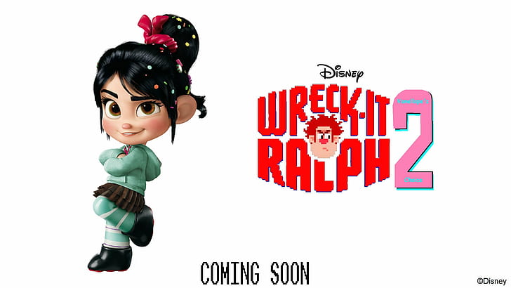 Vanellope, Animation, Wreck-It Ralph 2, HD wallpaper