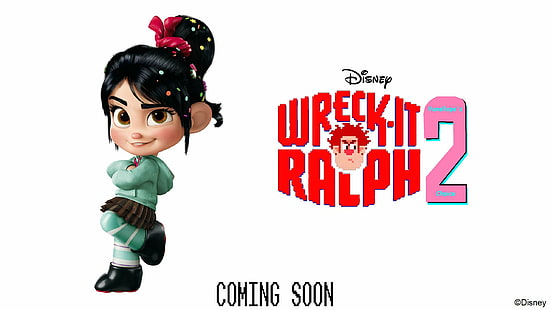 Vanellope, Animación, Wreck-It Ralph 2, Fondo de pantalla HD HD wallpaper